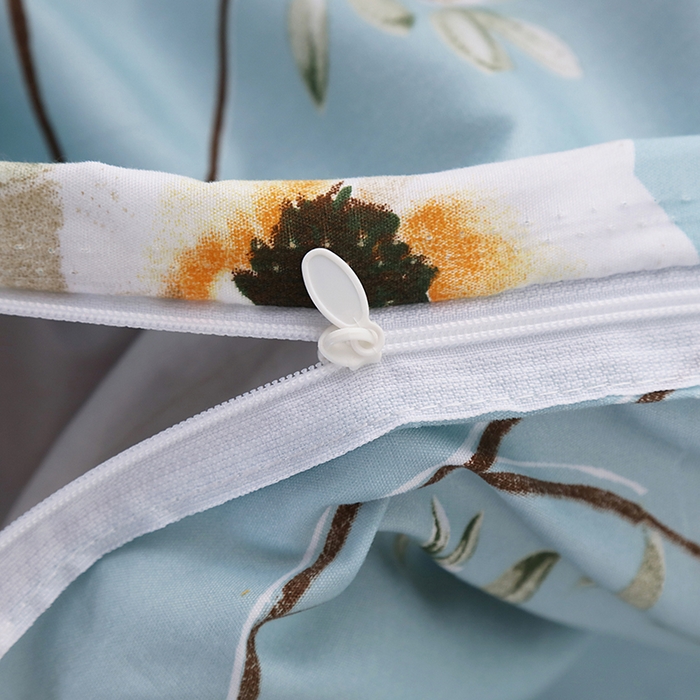 91家纺网 家纺一手货源 找家纺 笠裙家纺 2025新款A类水洗棉韩版S边花边印花床裙四件套 情意正浓