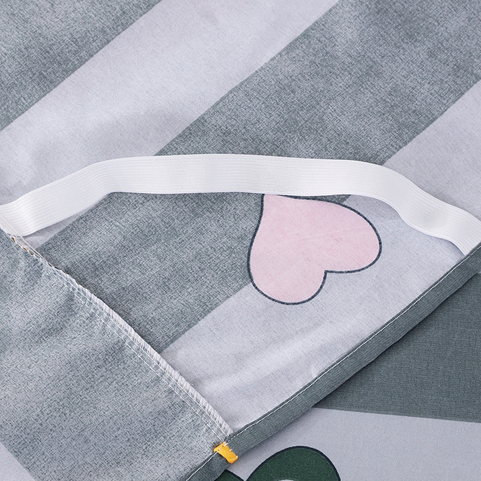 91家纺网 家纺一手货源 找家纺 笠裙家纺 2025新款A类水洗棉韩版S边花边印花床裙四件套 生活