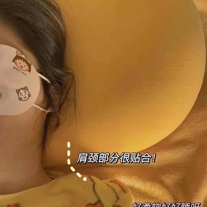 91家纺网 家纺一手货源 找家纺 佳梦达 2025新款猫肚枕枕头枕芯 猫肚枕-黄