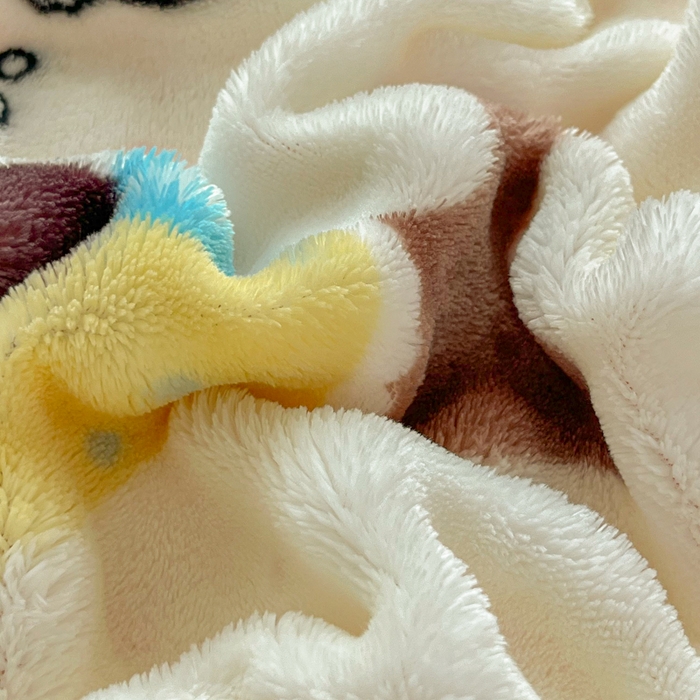 91家纺网 家纺一手货源 找家纺 梦纤绒 2025新款保暖舒适亲肤泡泡绒四件套 辣条狗