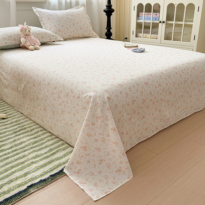 91家纺网 家纺一手货源 找家纺 拾物记 2025新款A类12868全棉纯棉单床单床单单件-提供买家秀和质检报告 幽兰时光-米