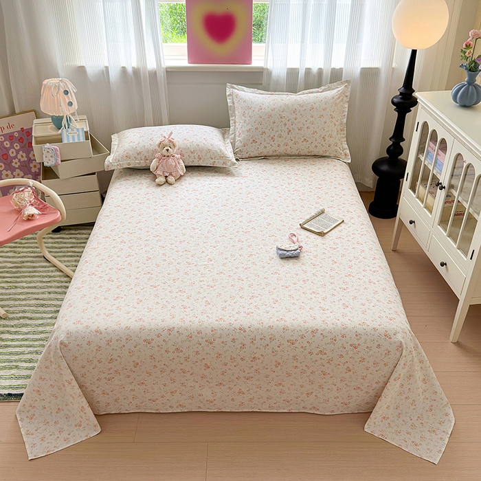 91家纺网 家纺一手货源 找家纺 拾物记 2025新款A类12868全棉纯棉单床单床单单件-提供买家秀和质检报告 幽兰时光-米