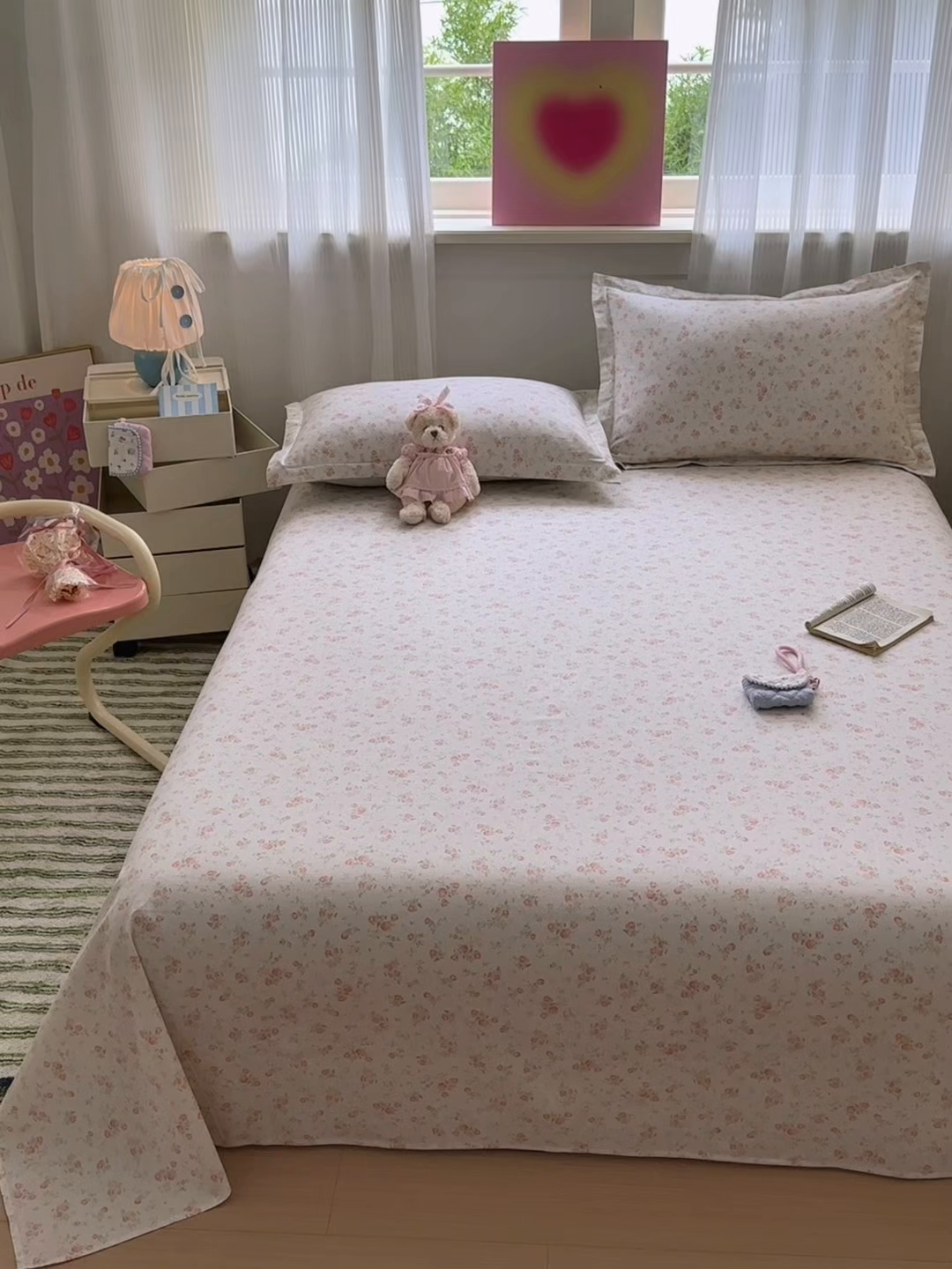 91家纺网 家纺一手货源 找家纺 拾物记 2025新款A类12868全棉纯棉单床单床单单件-提供买家秀和质检报告 幽兰时光-米