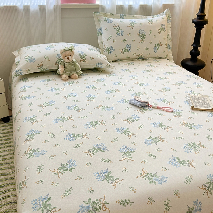 91家纺网 家纺一手货源 找家纺 拾物记 2025新款A类12868全棉纯棉单床单床单单件-提供买家秀和质检报告 余香