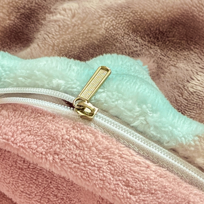 91家纺网 家纺一手货源 找家纺 梦纤绒 2025新款保暖舒适亲肤泡泡绒四件套 郁金香灰棕