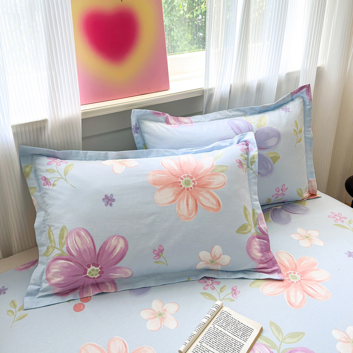 拾物记 2025新款A类12868全棉纯棉单枕套枕套单件-提供买家秀和质检报告 蓝花芷