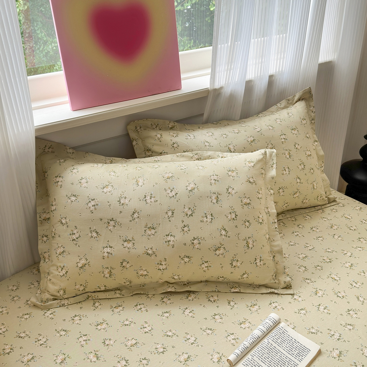 拾物记 2025新款A类12868全棉纯棉单枕套枕套单件-提供买家秀和质检报告 恋青柠