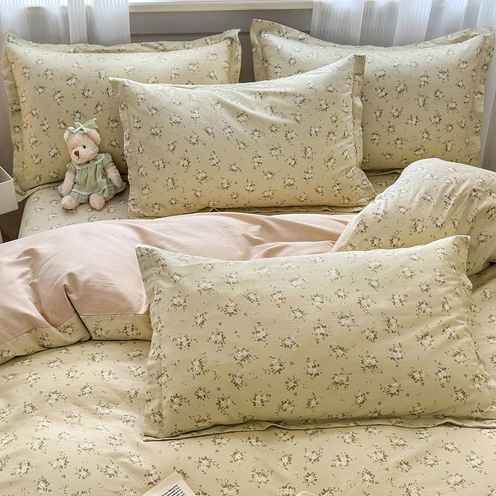 91家纺网 家纺一手货源 找家纺 拾物记 2025新款A类12868全棉纯棉单枕套枕套单件-提供买家秀和质检报告 恋青柠