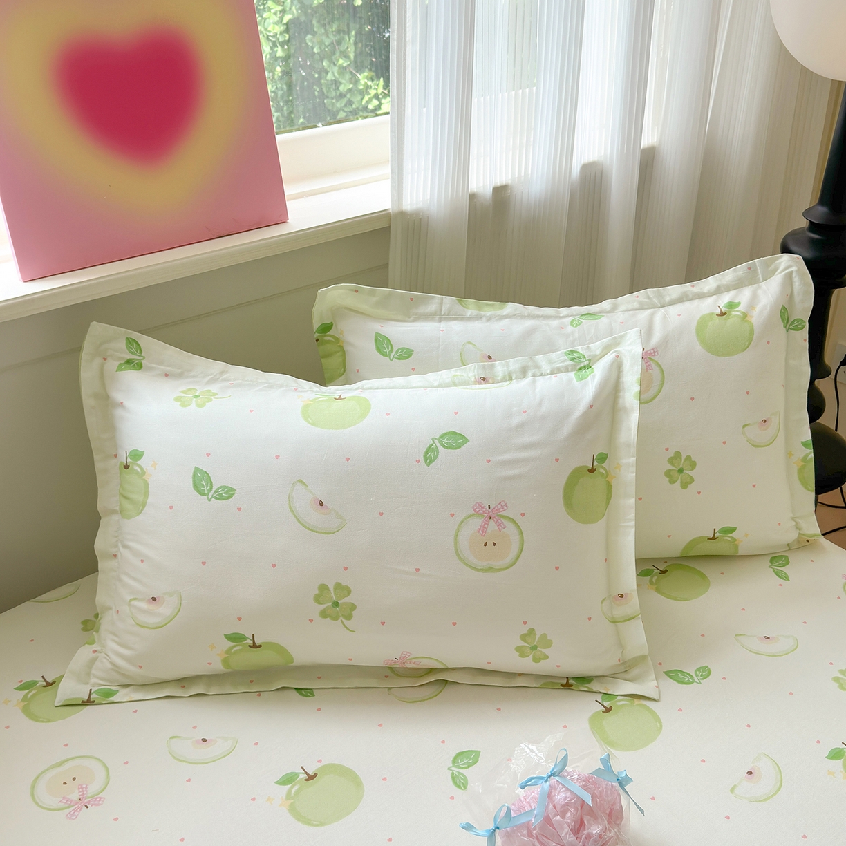 拾物记 2025新款A类12868全棉纯棉单枕套枕套单件-提供买家秀和质检报告 苹果派对