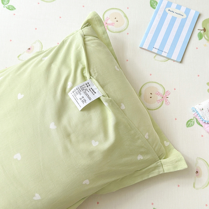 91家纺网 家纺一手货源 找家纺 拾物记 2025新款A类12868全棉纯棉单枕套枕套单件-提供买家秀和质检报告 苹果派对