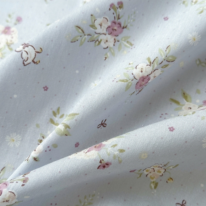 91家纺网 家纺一手货源 找家纺 拾物记 2025新款A类12868全棉纯棉单枕套枕套单件-提供买家秀和质检报告 浅夏雏菊-灰