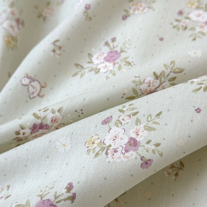 91家纺网 家纺一手货源 找家纺 拾物记 2025新款A类12868全棉纯棉单枕套枕套单件-提供买家秀和质检报告 浅夏雏菊-绿