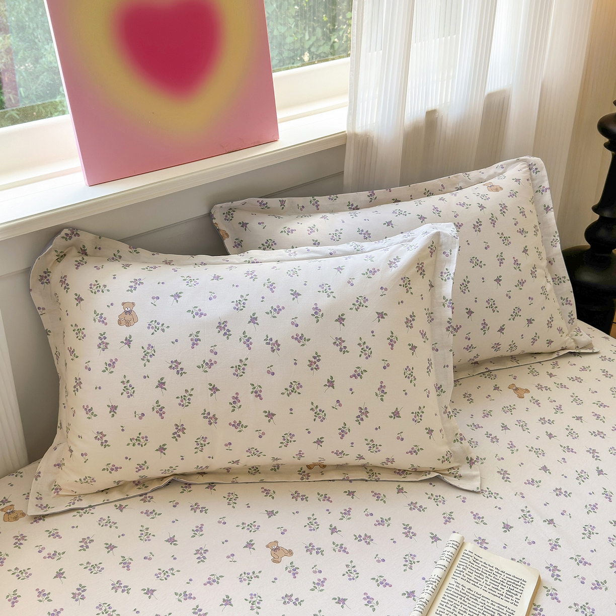 拾物记 2025新款A类12868全棉纯棉单枕套枕套单件-提供买家秀和质检报告 夏有乔木