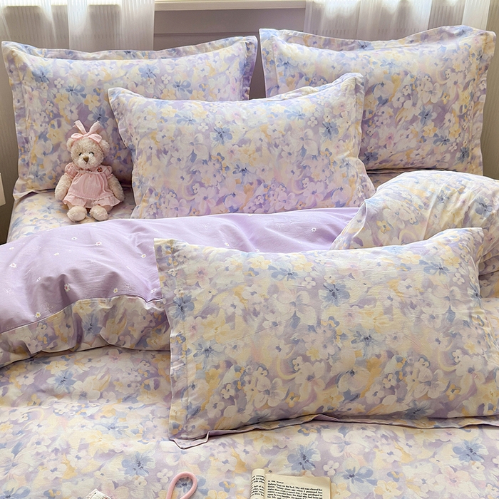 91家纺网 家纺一手货源 找家纺 拾物记 2025新款A类12868全棉纯棉单枕套枕套单件-提供买家秀和质检报告 香颂蝶舞