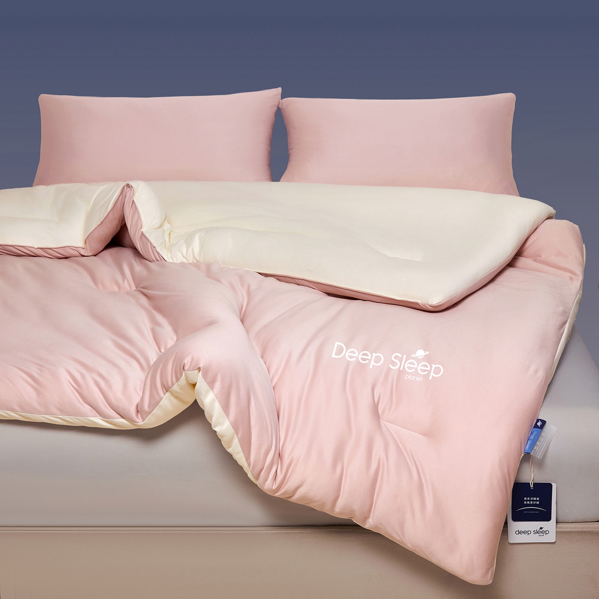 91家纺网 家纺一手货源 找家纺 （总）老帅的工厂店 2025新款深睡星球针织棉控温被pro被子被芯