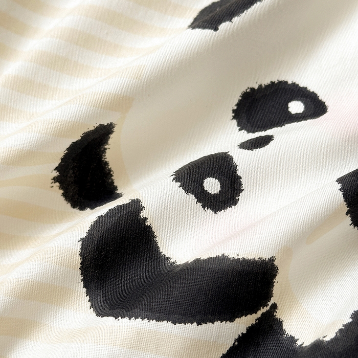 91家纺网 家纺一手货源 找家纺 拾物记 2025新款A类12868全棉纯棉单枕套枕套单件-提供买家秀和质检报告 小熊猫