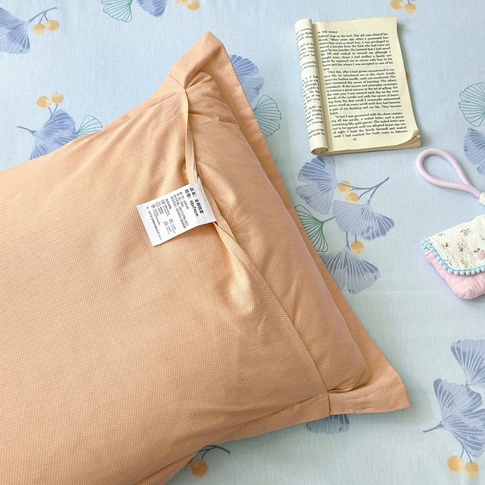 91家纺网 家纺一手货源 找家纺 拾物记 2025新款A类12868全棉纯棉单枕套枕套单件-提供买家秀和质检报告 银杏叶