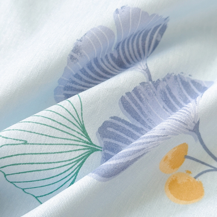 91家纺网 家纺一手货源 找家纺 拾物记 2025新款A类12868全棉纯棉单枕套枕套单件-提供买家秀和质检报告 银杏叶