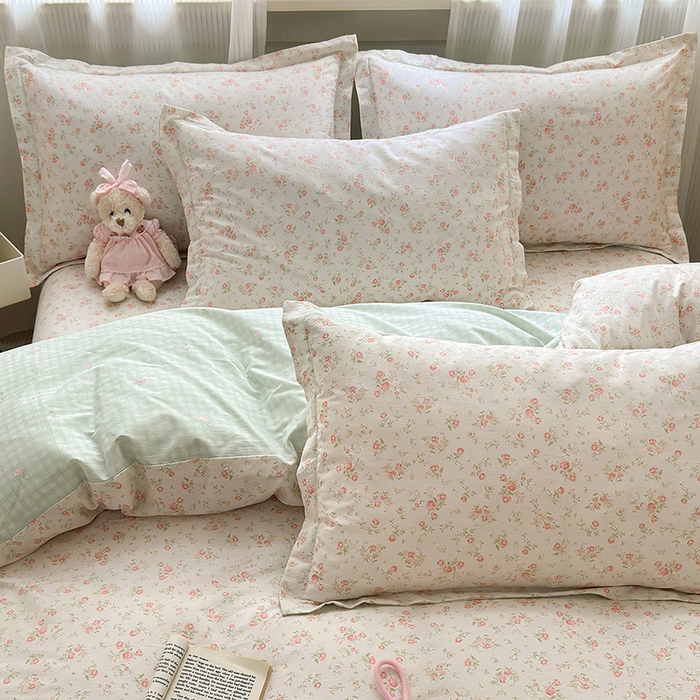 91家纺网 家纺一手货源 找家纺 拾物记 2025新款A类12868全棉纯棉单枕套枕套单件-提供买家秀和质检报告 幽兰时光-米