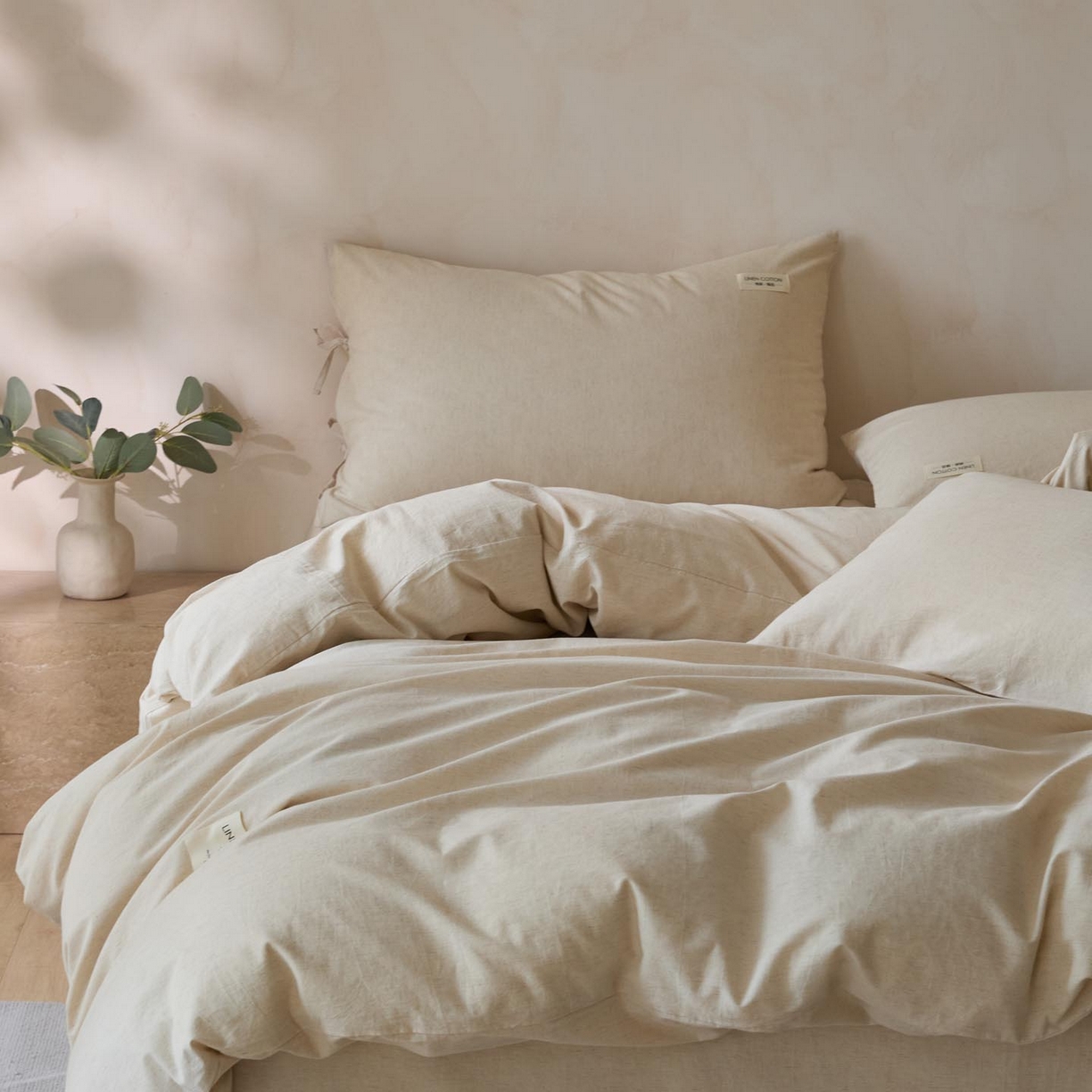 91家纺网 家纺一手货源 找家纺 （总）涵宸家纺 2025新款色织棉麻四件套