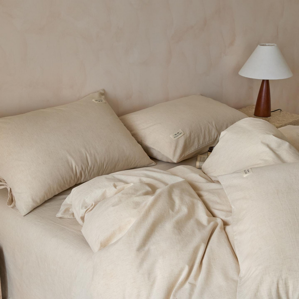 91家纺网 家纺一手货源 找家纺 （总）涵宸家纺 2025新款色织棉麻四件套