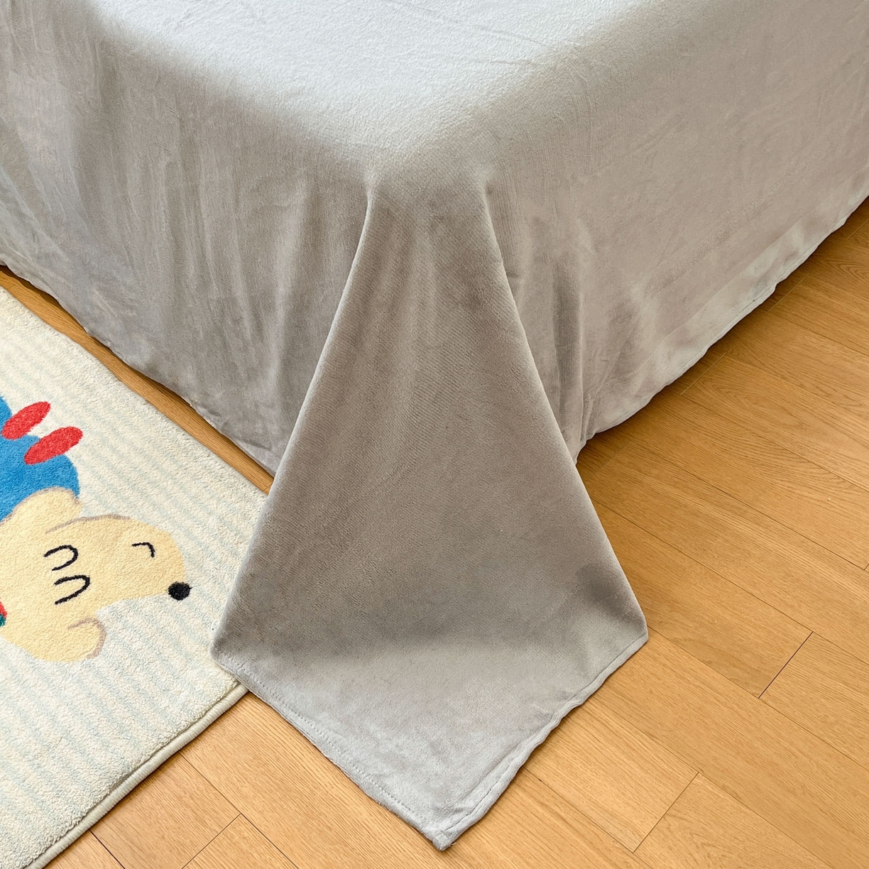 91家纺网 家纺一手货源 找家纺 （总）寻米 2025新款加厚牛奶绒印花床笠-大床牛奶绒床笠一号