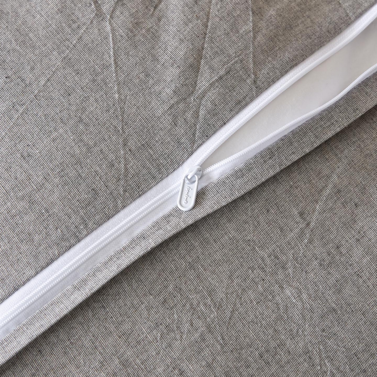 91家纺网 家纺一手货源 找家纺 涵宸家纺 2025新款色织棉麻四件套 原点-灰