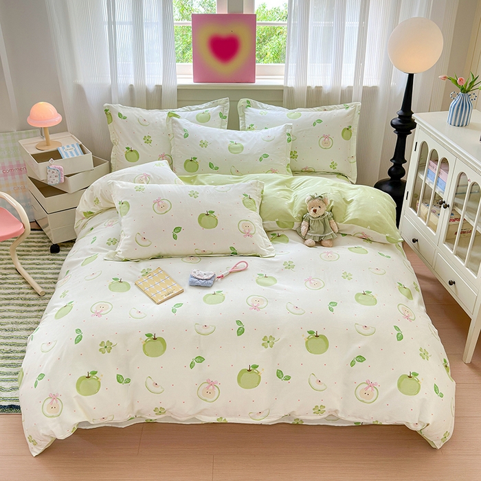 91家纺网 家纺一手货源 找家纺 （总）拾物记 2025新款A类12868新疆全棉纯棉四件套-提供买家秀和质检报告