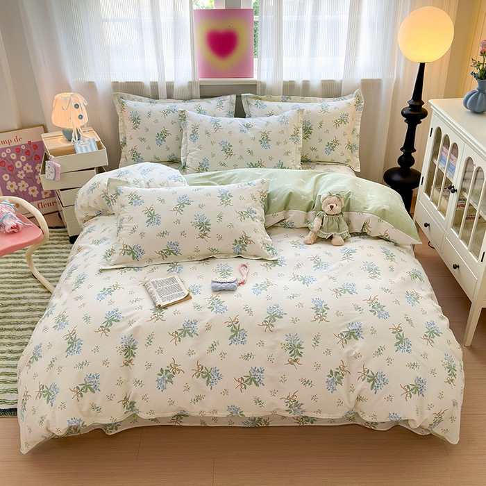 91家纺网 家纺一手货源 找家纺 （总）拾物记 2025新款A类12868新疆全棉纯棉四件套-提供买家秀和质检报告