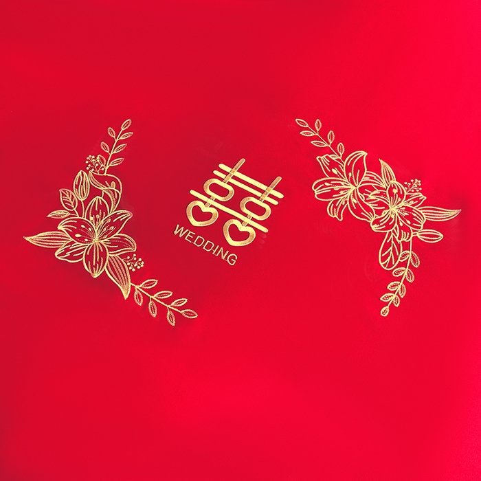 91家纺网 家纺一手货源 找家纺 （总）艾橙家纺 2025新款大红云朵棉刺绣婚庆系列单床单床单单件