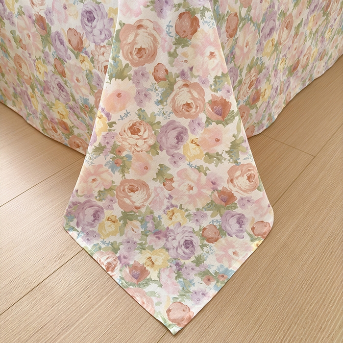 91家纺网 家纺一手货源 找家纺 拾物记 2025新款A类12868全棉纯棉四件套-提供买家秀和质检报告 悦下花影