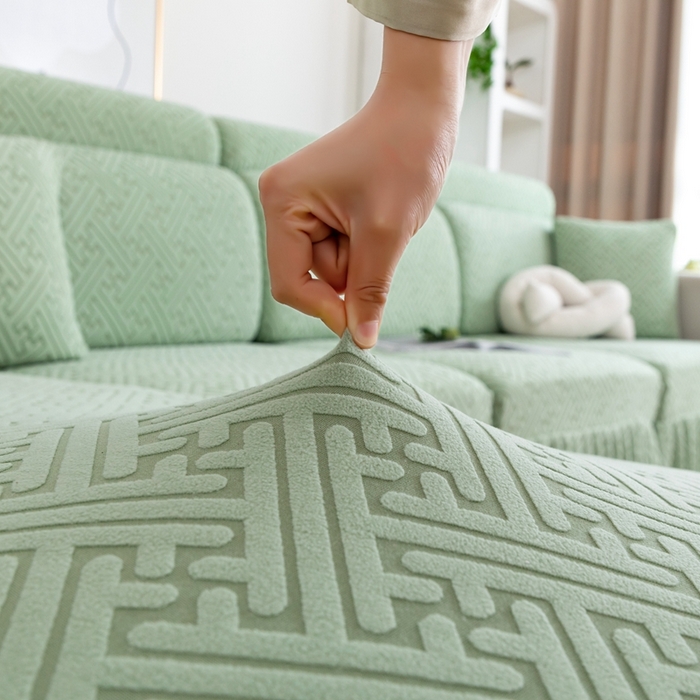 91家纺网 家纺一手货源 找家纺 （总）沐沐家纺 2025新款亲肤舒适雅致裙边沙发笠单品沙发笠单件沙发笠