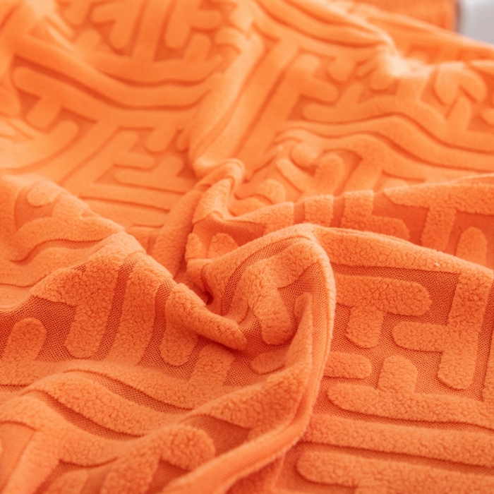 91家纺网 家纺一手货源 找家纺 沐沐家纺 2026新款亲肤舒适雅致裙边沙发笠单品沙发笠单件沙发笠 元气橙