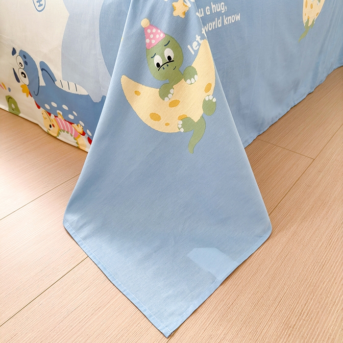 91家纺网 家纺一手货源 找家纺 拾物记 2025新款A类12868全棉纯棉四件套-提供买家秀和质检报告 度假恐龙