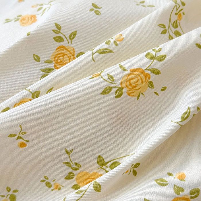 91家纺网 家纺一手货源 找家纺 拾物记 2025新款A类12868全棉纯棉四件套-提供买家秀和质检报告 故事小黄花