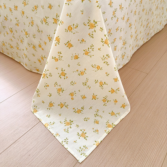 91家纺网 家纺一手货源 找家纺 拾物记 2025新款A类12868全棉纯棉四件套-提供买家秀和质检报告 故事小黄花