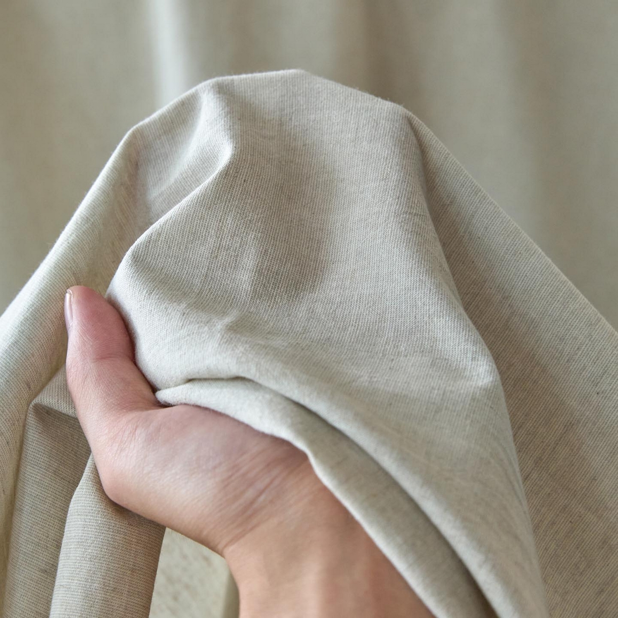 91家纺网 家纺一手货源 找家纺 涵宸家纺 2025新款色织棉麻四件套系列-单床单 棉麻-浅绿