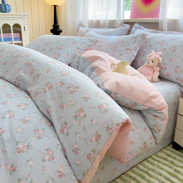 91家纺网 家纺一手货源 找家纺 拾物记 2025新款A类12868全棉纯棉四件套-提供买家秀和质检报告 泠羽花园