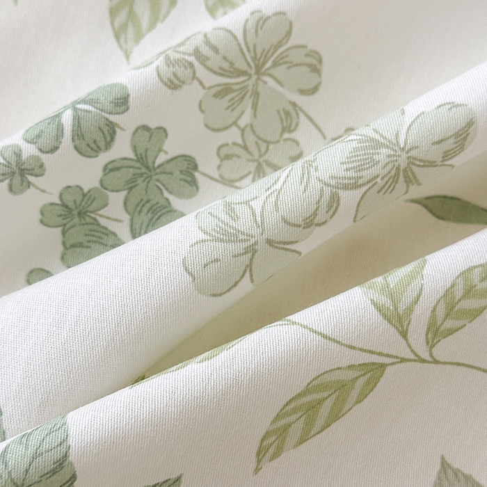 91家纺网 家纺一手货源 找家纺 拾物记 2025新款A类12868全棉纯棉四件套-提供买家秀和质检报告 洛克庄园-绿