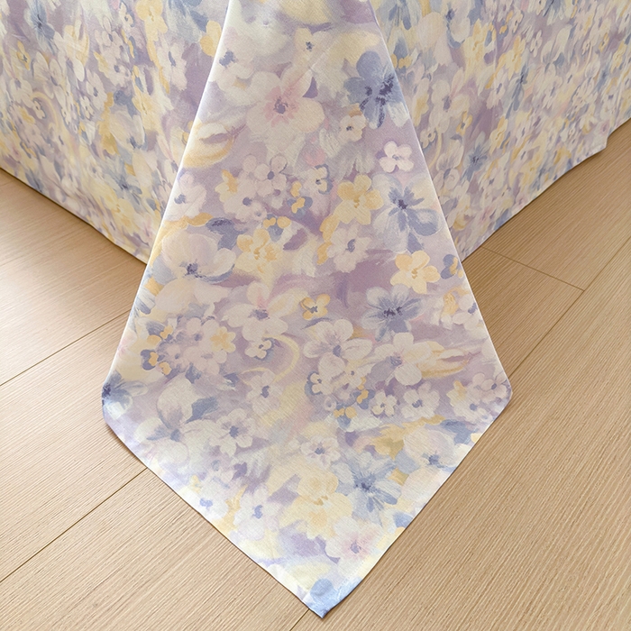 91家纺网 家纺一手货源 找家纺 拾物记 2025新款A类12868全棉纯棉四件套-提供买家秀和质检报告 香颂蝶舞