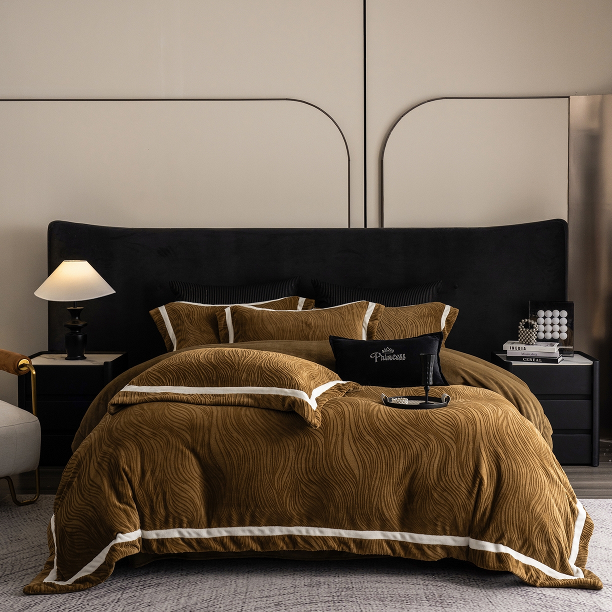 （总）蓝梦 2025新款全消光雕花牛奶绒系列-波流