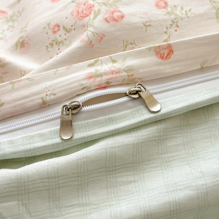 91家纺网 家纺一手货源 找家纺 拾物记 2025新款A类12868全棉纯棉四件套-提供买家秀和质检报告 幽兰时光-米