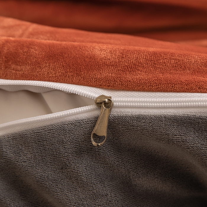 91家纺网 家纺一手货源 找家纺 （总）蓝梦 2025新款A类加厚保暖纯色双拼婴儿绒宝宝绒四件套