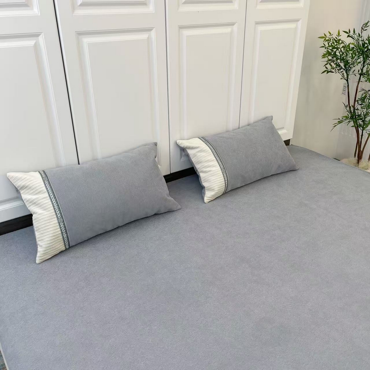 91家纺网 家纺一手货源 找家纺 （总）暖木杨 2025新款（奶茶专拍枕套一对）40*70