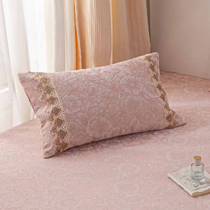 91家纺网 家纺一手货源 找家纺 （总）暖木杨 2025新款（一抹茶花专拍枕套一对）40*70