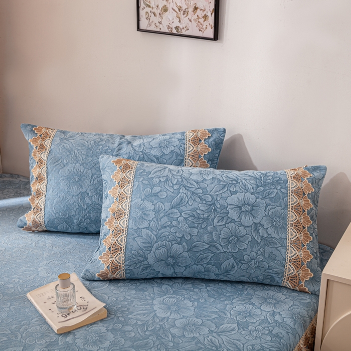 91家纺网 家纺一手货源 找家纺 （总）暖木杨 2025新款（一抹茶花专拍枕套一对）40*70