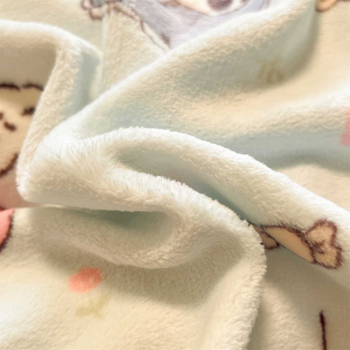 91家纺网 家纺一手货源 找家纺 云棉坊 2025新款高克重卡通牛奶绒四件套-印花系列 打趣熊猫