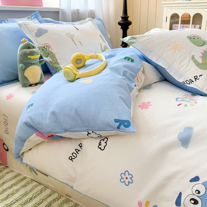 91家纺网 家纺一手货源 找家纺 （总）拾物记 2025新款A类12868新疆全棉纯棉单被套被套单件-提供买家秀和质检报告