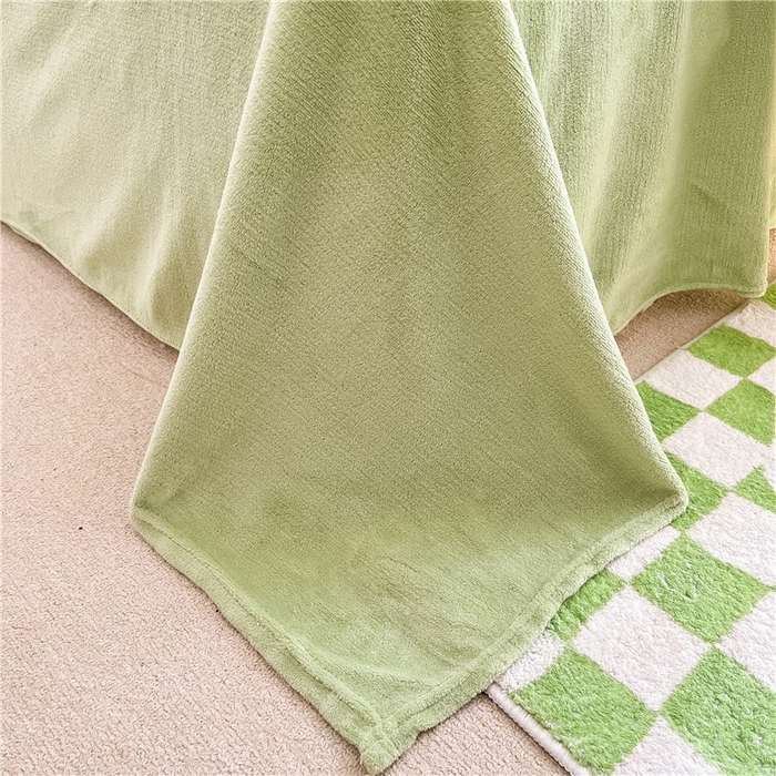 91家纺网 家纺一手货源 找家纺 琪格格纺织 2025新款A牛奶绒B兔兔绒保暖印花四件套 大包边绒春花浪漫