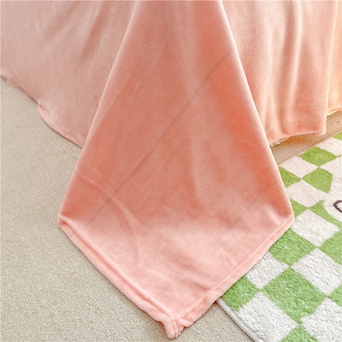 91家纺网 家纺一手货源 找家纺 琪格格纺织 2025新款A牛奶绒B兔兔绒保暖印花四件套 大包边绒海盐草莓